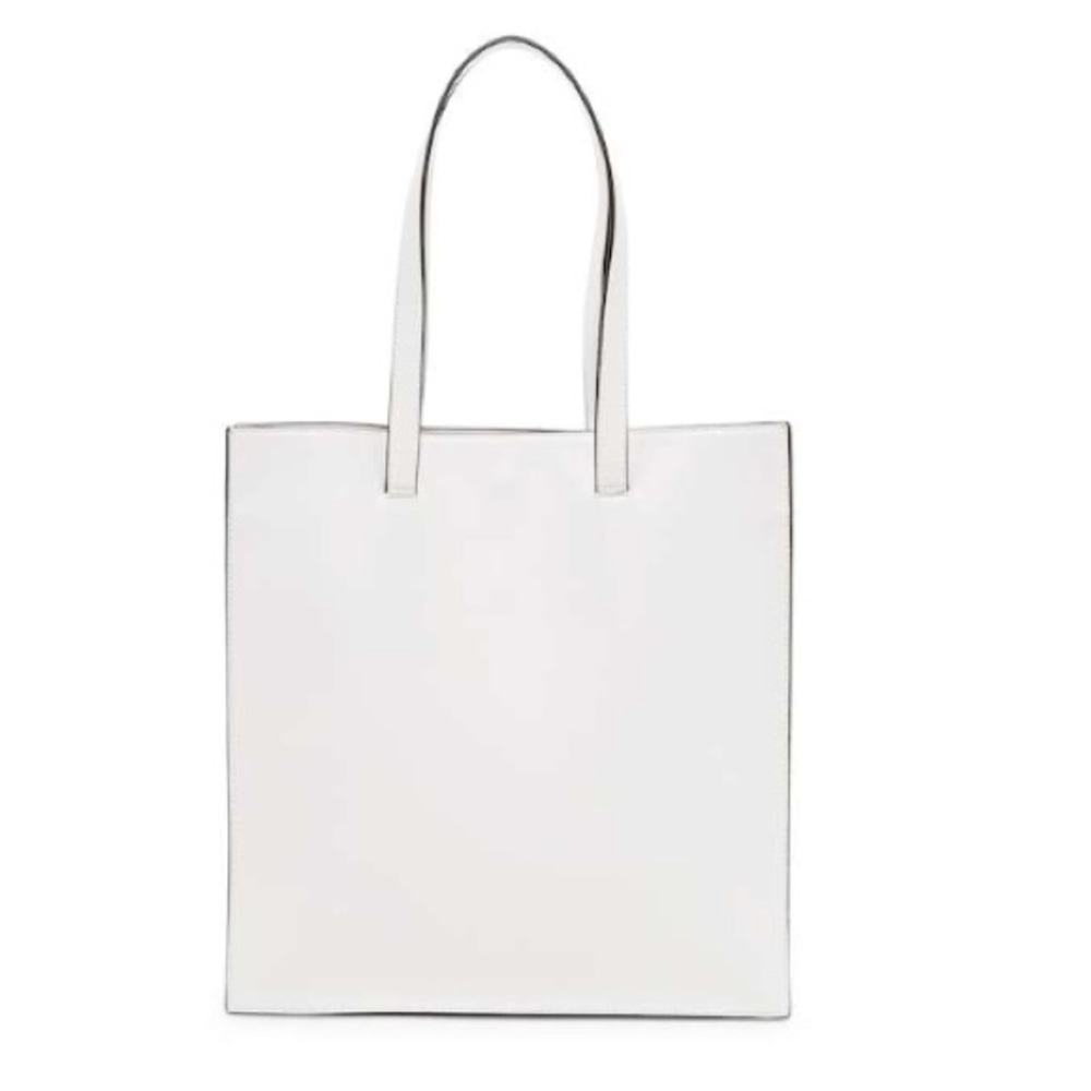 Chic French Connection Duffy Shopper Tote in White - Picture 8 of 8